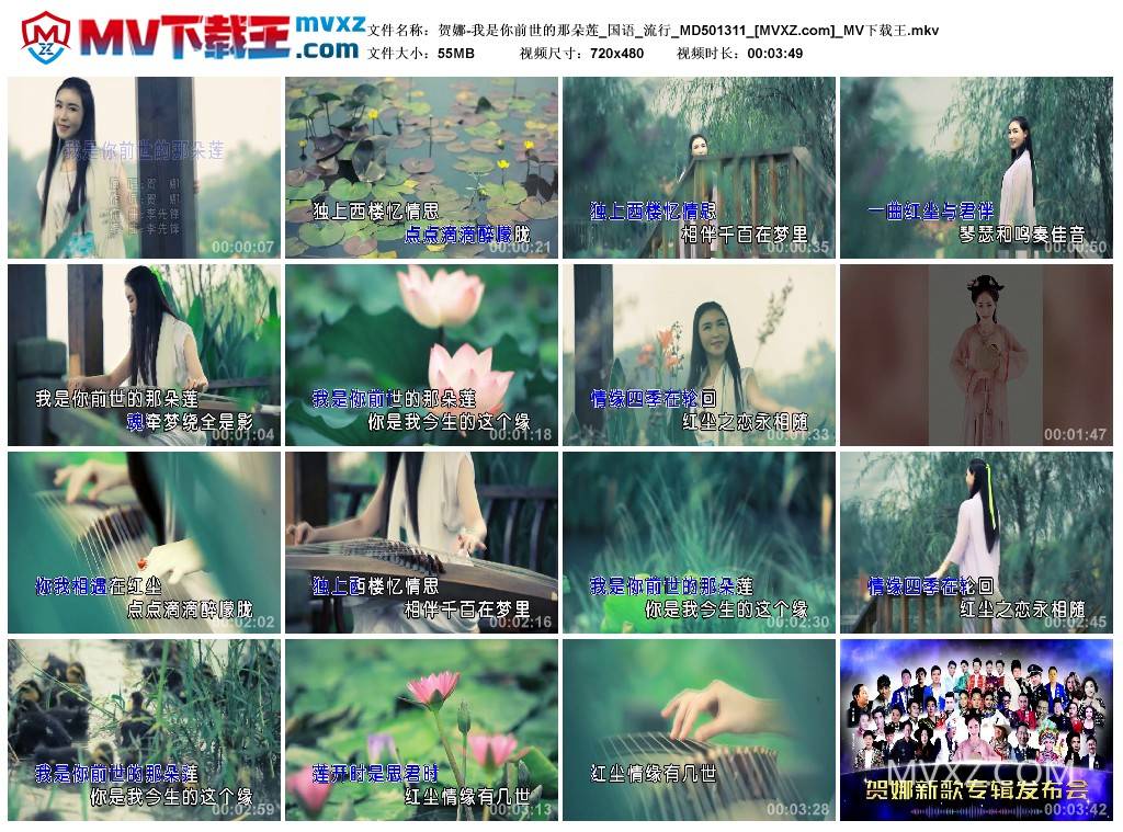 贺娜-我是你前世的那朵莲_国语_流行_MD501311